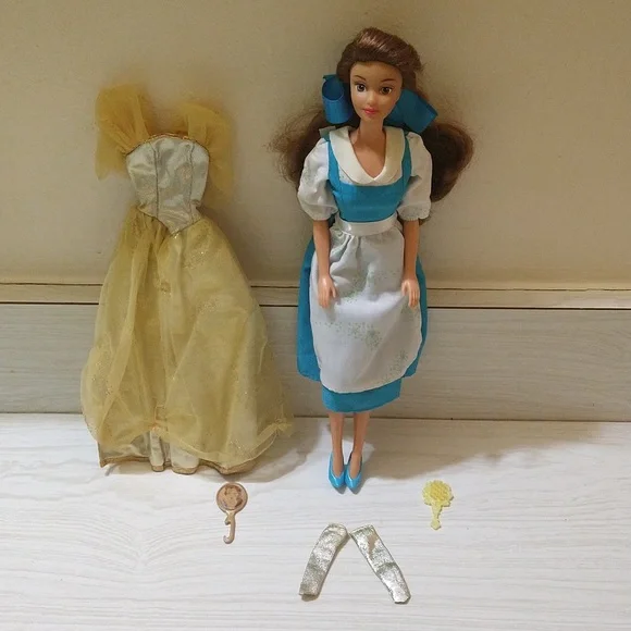 Vintage 1991 Beauty & The Beast Doll Set - Picture 7 of 9